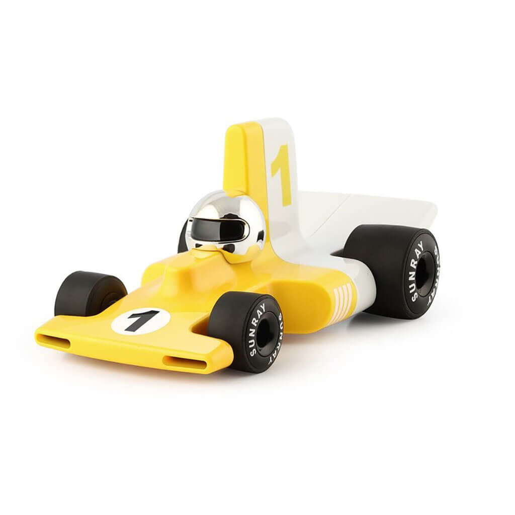 Playforever Velocita Race Car Toy Yellow