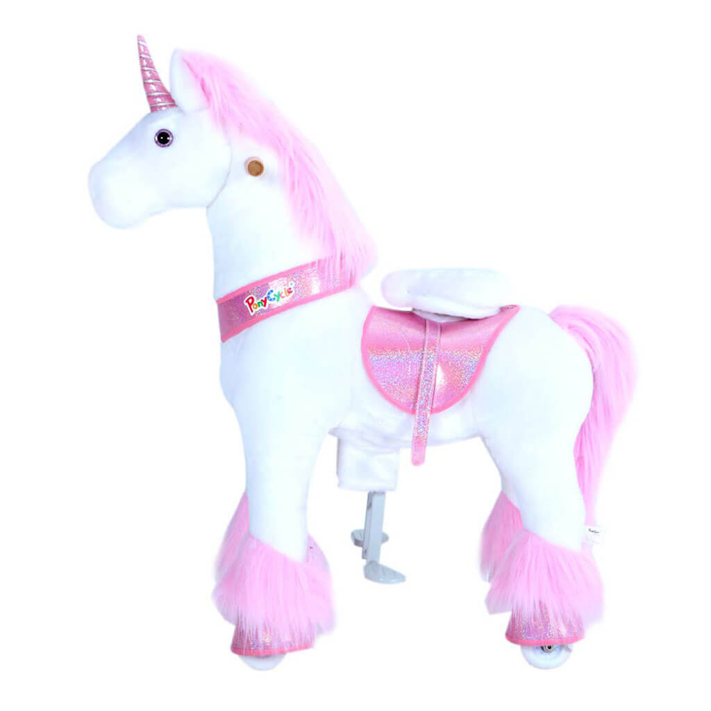 PonyCycle U Series Ride On Toy Pink Unicorn