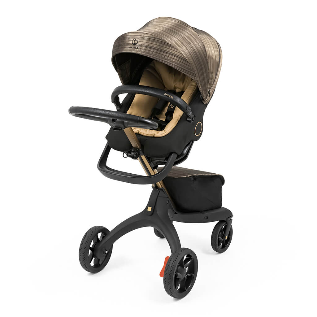 Stokke Xplory X Stroller Limited Edition Gold Black | NINI and LOLI