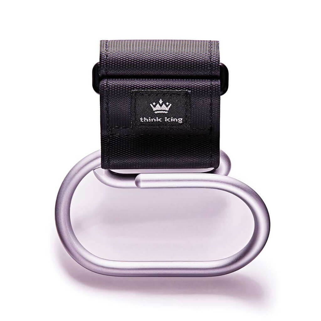 Think King Jumbo Swirly Hook Aluminum/Grey | NINI and LOLI