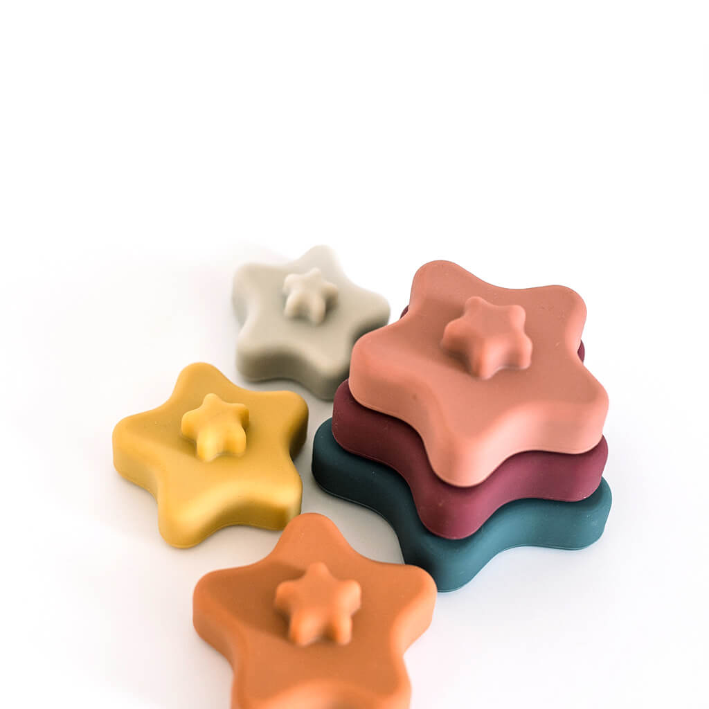 Silicone Stacking Toy Stella Star Muted
