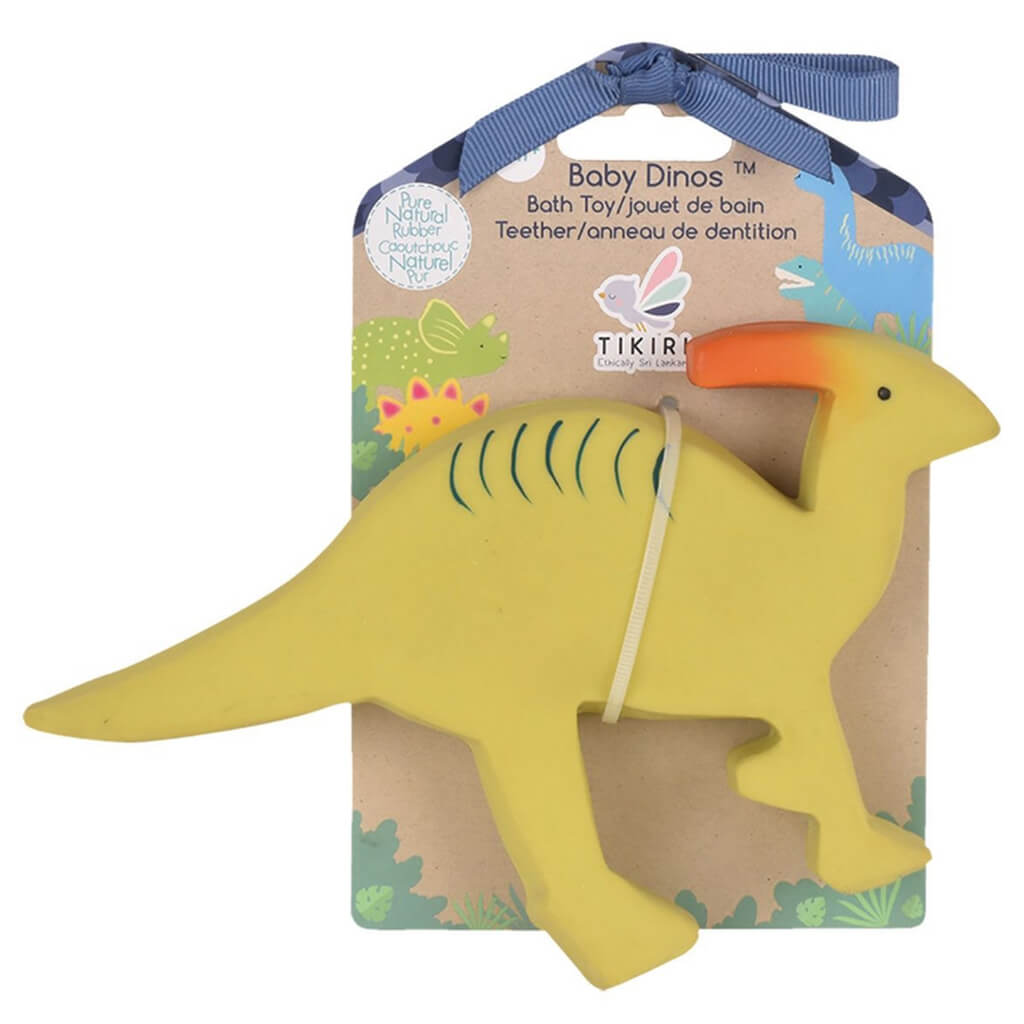 Baby Parasaurolophus Natural Rubber Toy