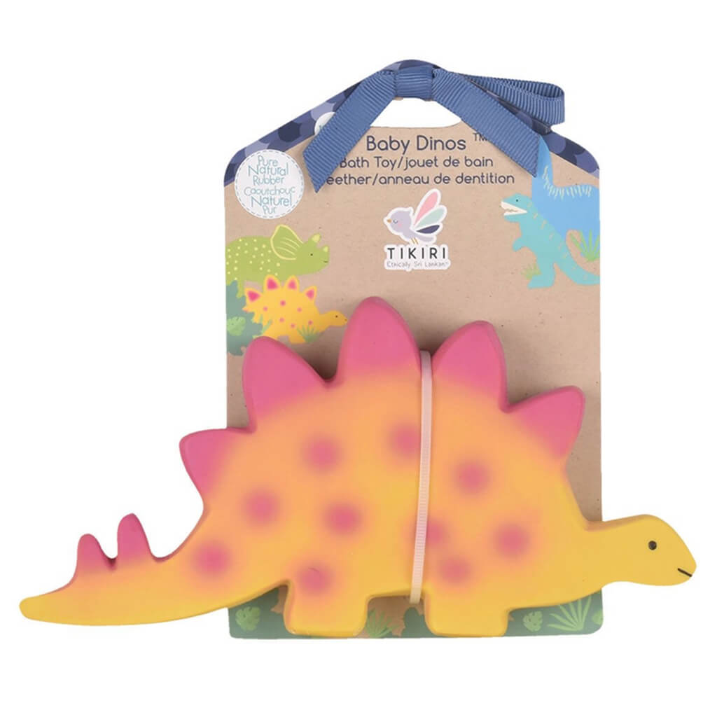 Baby Stegosaurus Natural Rubber Toy