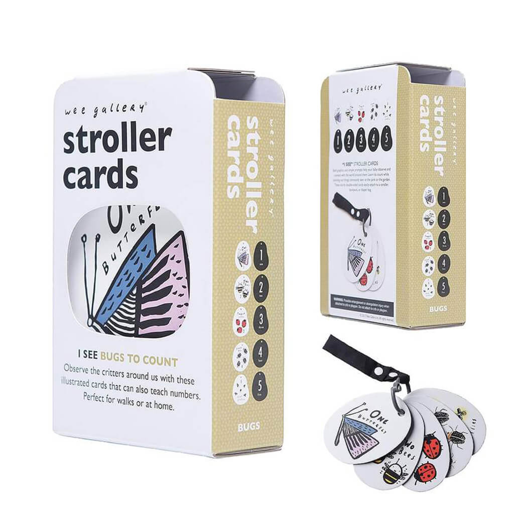 Stroller Cards I See Bugs to Count