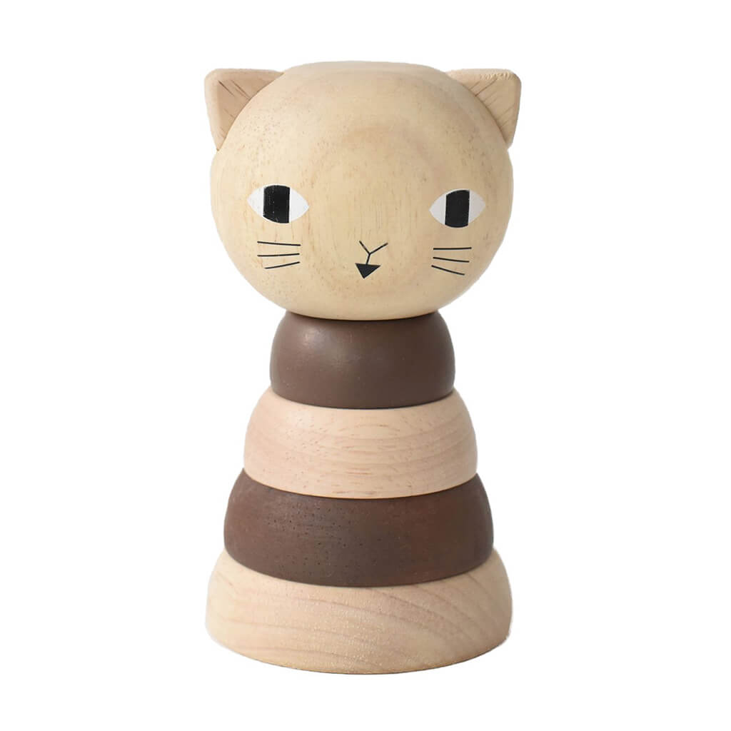 Wooden Stacker Cat