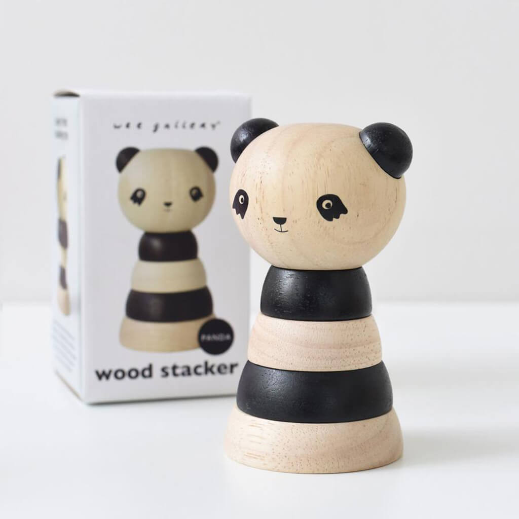 Wooden Stacker Panda